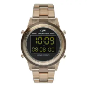 Daniel Wellington Retro Digital Mörkbrun Svart