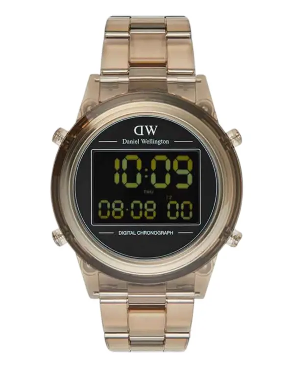 Daniel Wellington Retro Digital Mörkbrun Svart