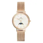 Daniel Wellington Petite Lune Melrose Roséguld Vit