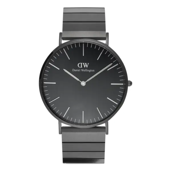 Daniel Wellington Classic Piano Link Onyx Unitone Quartz Stållänk Svart