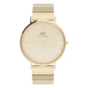 Daniel Wellington Classic Piano Link Gold Unitone Guld