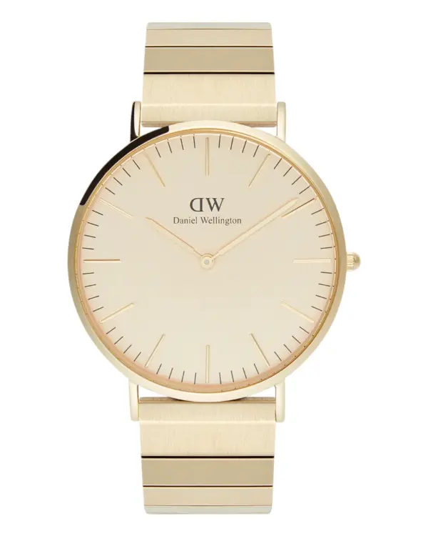 Daniel Wellington Classic Piano Link Gold Unitone Guld