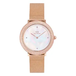 Daniel Wellington Crystalline Bezel Melrose Vit pärlemor