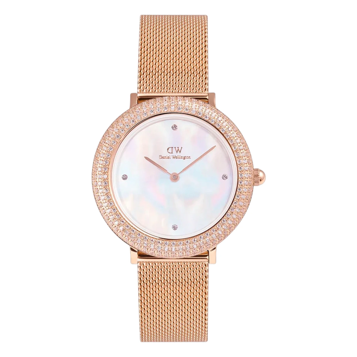 DW00100823 Daniel Wellington Crystalline Bezel Melrose Vit pärlemor