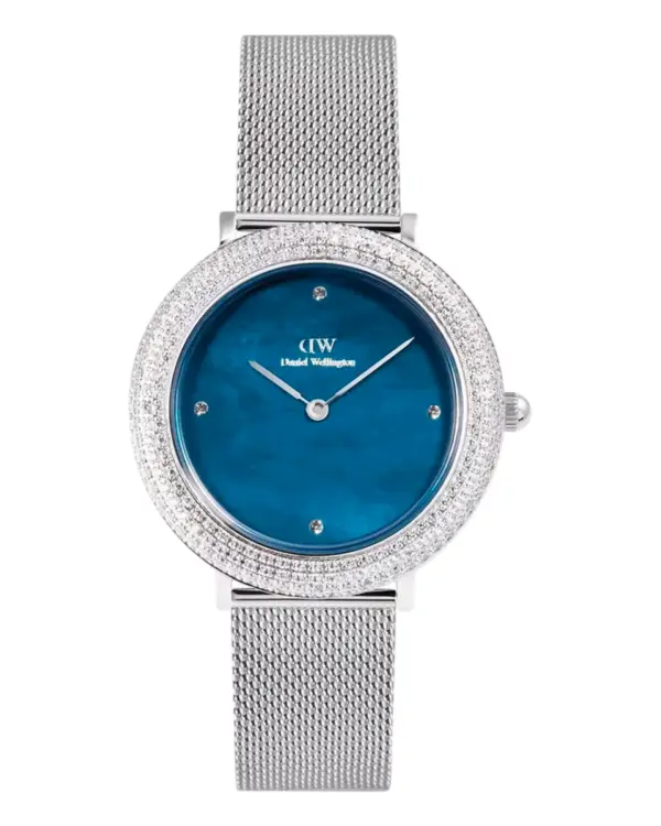 Daniel Wellington Crystalline Bezel Sterling Blå pärlemor