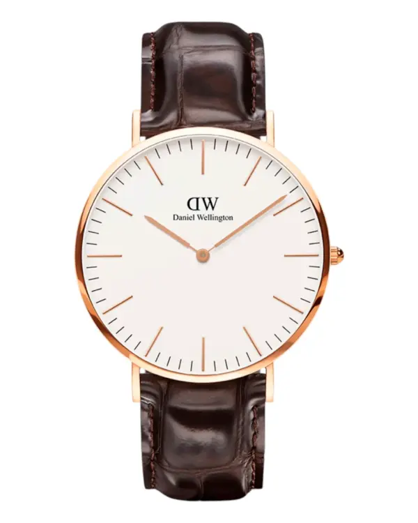 Daniel Wellington Classic York Roséguld Äggskalsvit