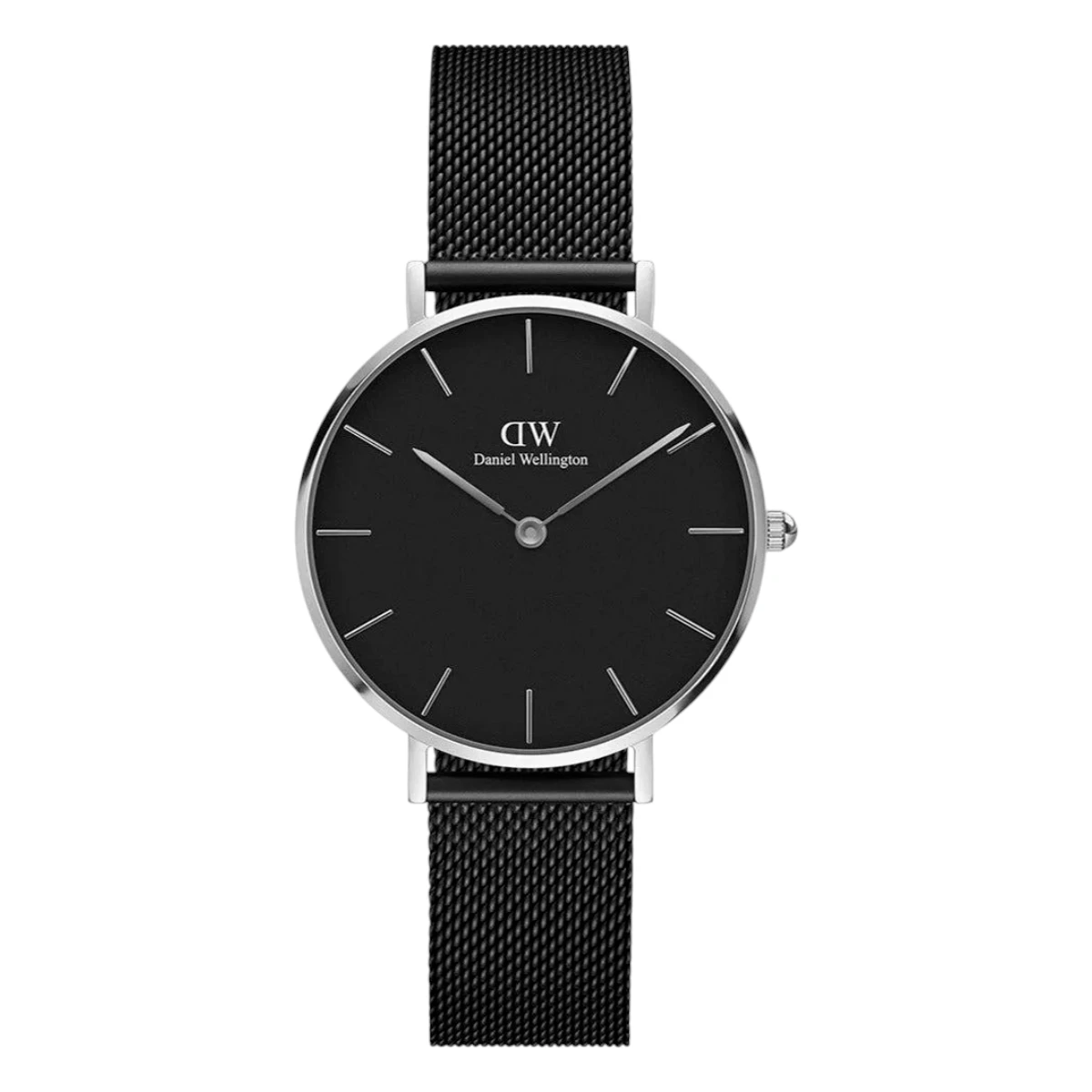 DW00600202 Daniel Wellington Petite Ashfield Silver Svart