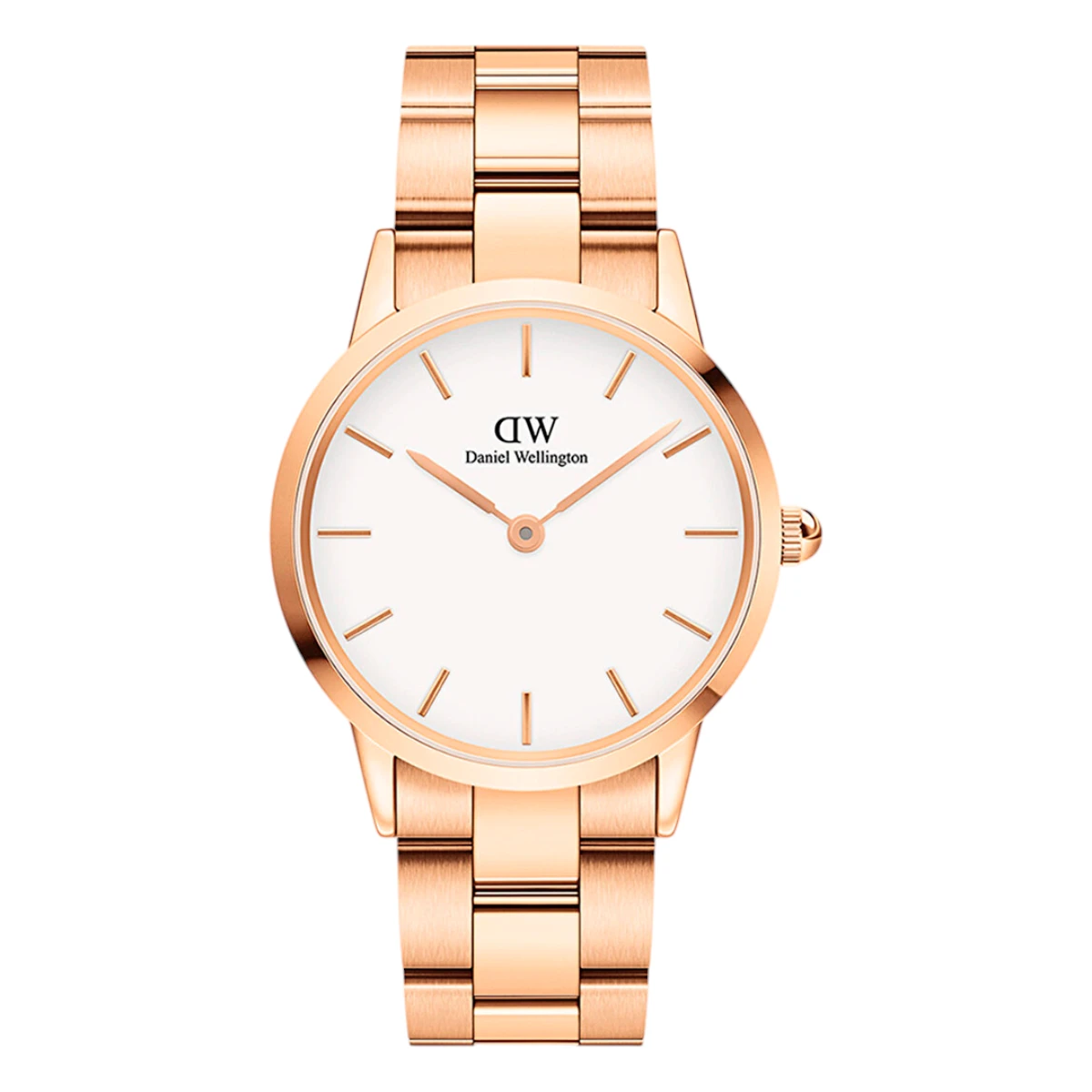 DW00600209 Daniel Wellington Iconic Link Roséguld Vit