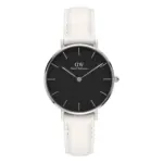 Daniel Wellington Petite Bondi Silver Äggskalsvit