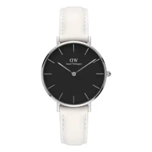 Daniel Wellington Petite Bondi Silver Äggskalsvit