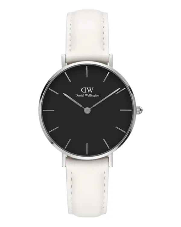 Daniel Wellington Petite Bondi Silver Äggskalsvit