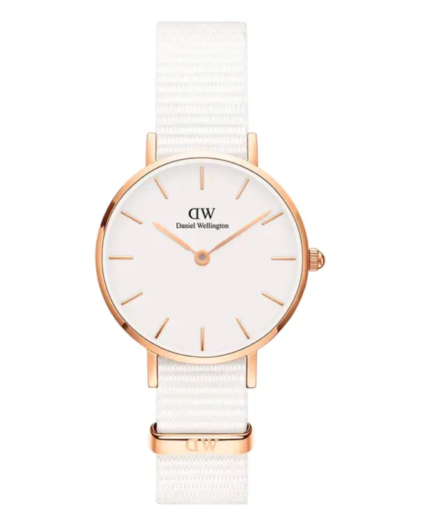 Daniel Wellington Petite Dover Roséguld Vit
