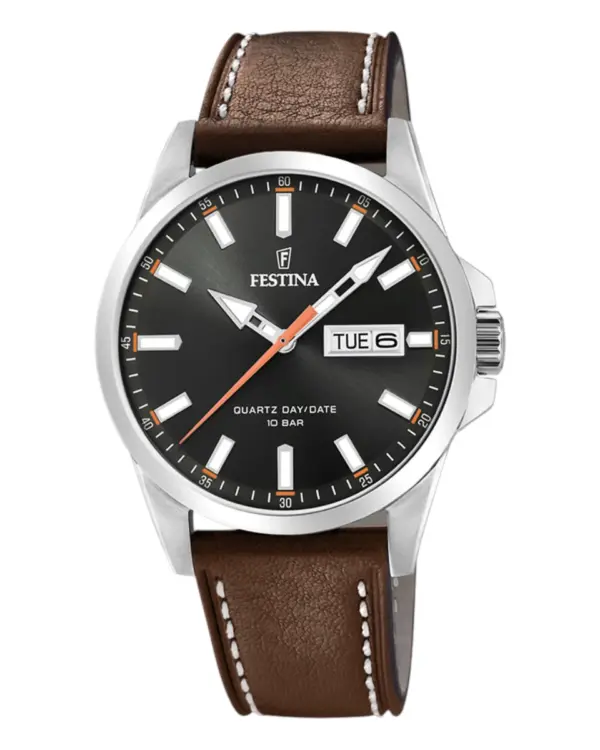 Festina Classics Day-Date Quartz Svart