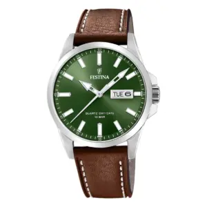 Festina Classics Day-Date Quartz Grön