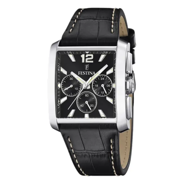 Festina On The Square Chronograph Svart