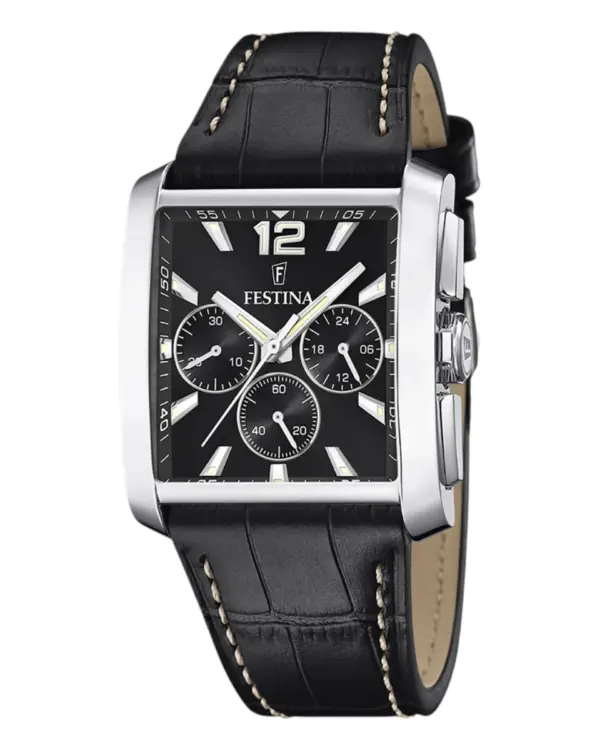 Festina On The Square Chronograph Svart