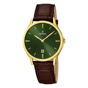Festina Classic Strap Guldfärgad Grön