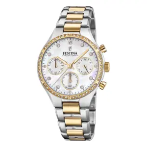 Festina Boyfriend Chronograph Vit Pärlemor