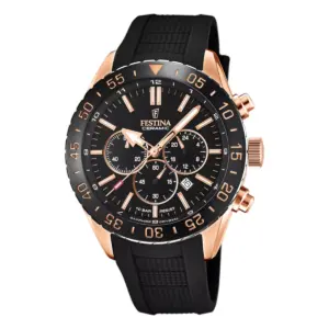 Festina Ceramic Chronograph Roséguld Svart