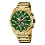 Festina Chrono Sport Guldfärgad Grön