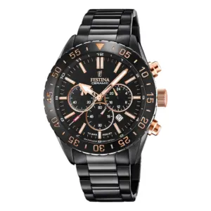 Festina Ceramic Chronograph Svart