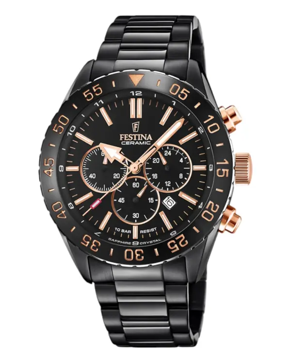 Festina Ceramic Chronograph Svart