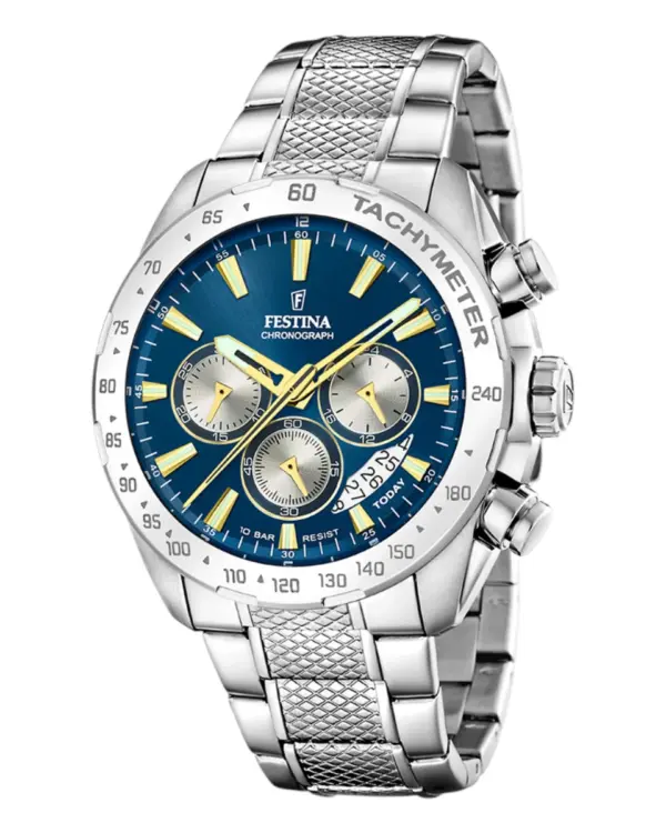 Festina Timeless Chronograph Lysande Visare Blå