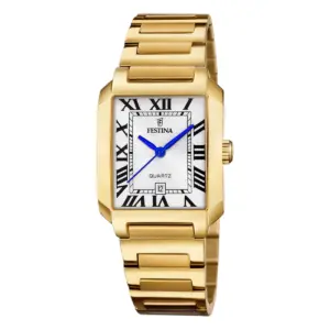 Festina On The Square Blå Visare Vit