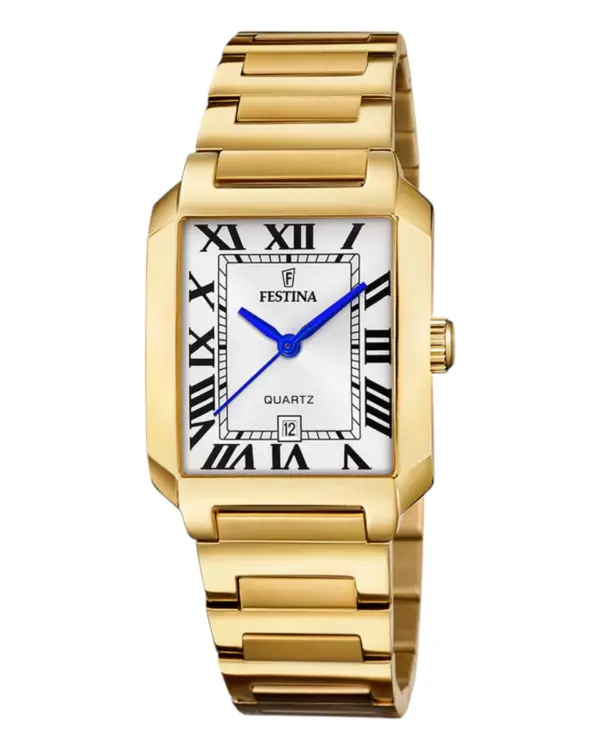Festina On The Square Blå Visare Vit