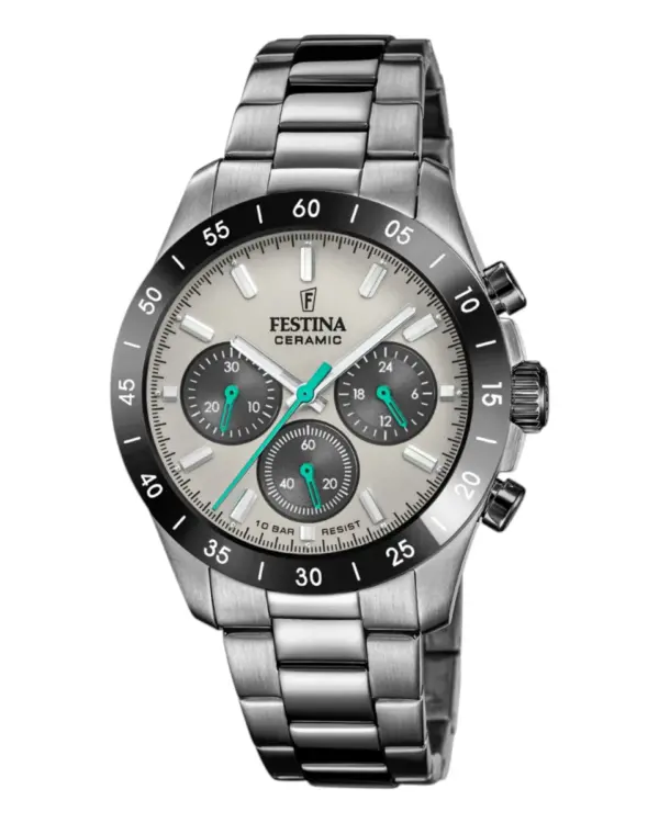 Festina Ceramic Chronograph Grå