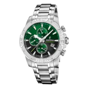 Festina Timeless Chronograph Datum Grön