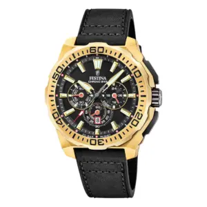 Festina Chrono Bike Läder Svart