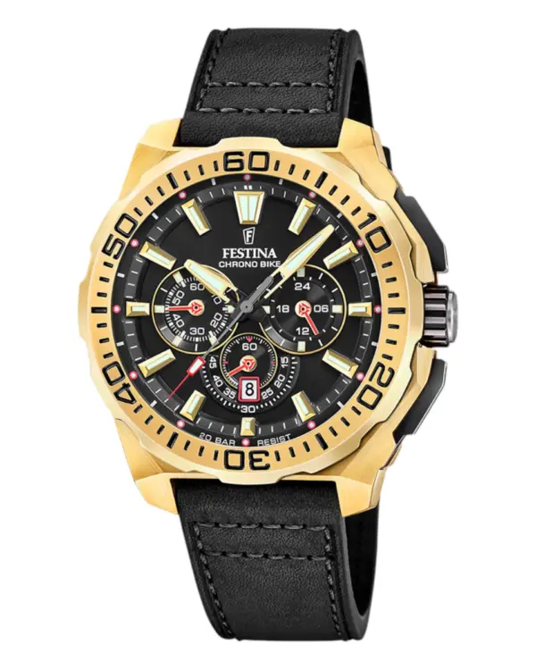 Festina Chrono Bike Läder Svart