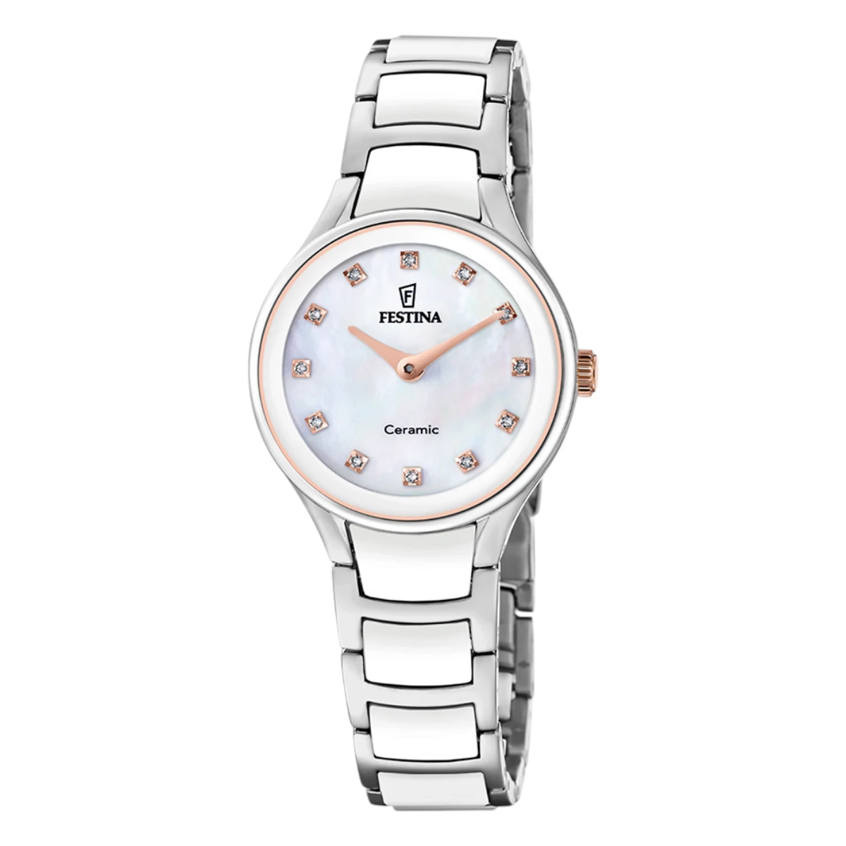 Festina_F20752-8 Festina Ceramic Vit Pärlemor