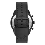 Fossil Bronson Quartz Kronograf Svart Läderarmband Svart - Bild 2