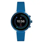 Fossil Sport Smartwatch Dam Silikonarmband Blå