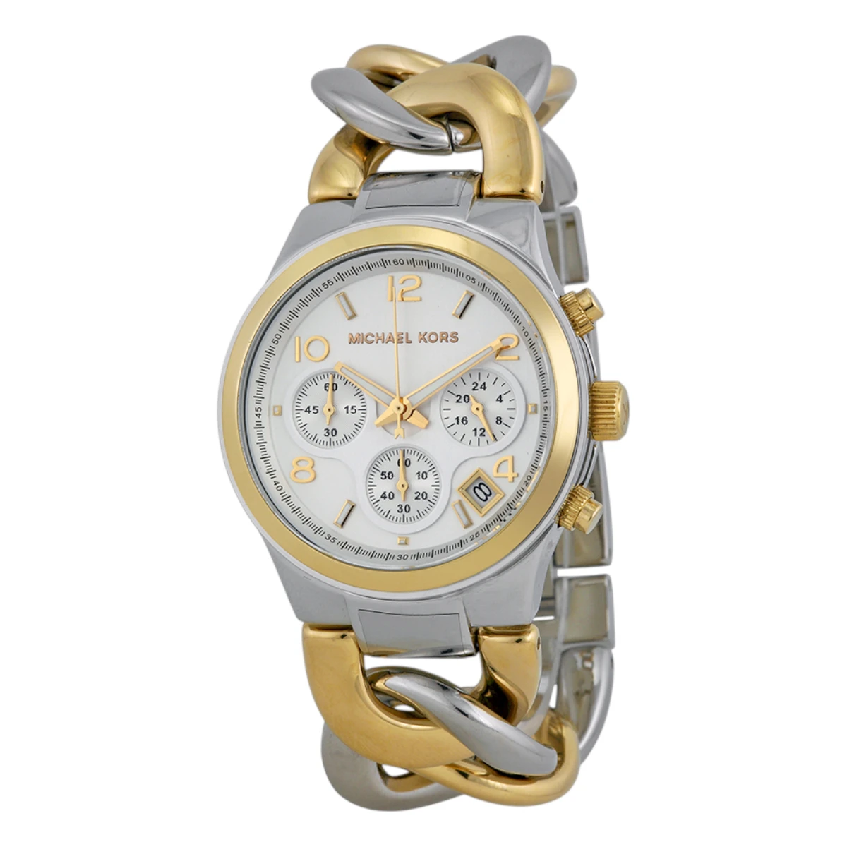 MK3199_1 Michael Kors Vit/Silver 37 mm - Bild 1
