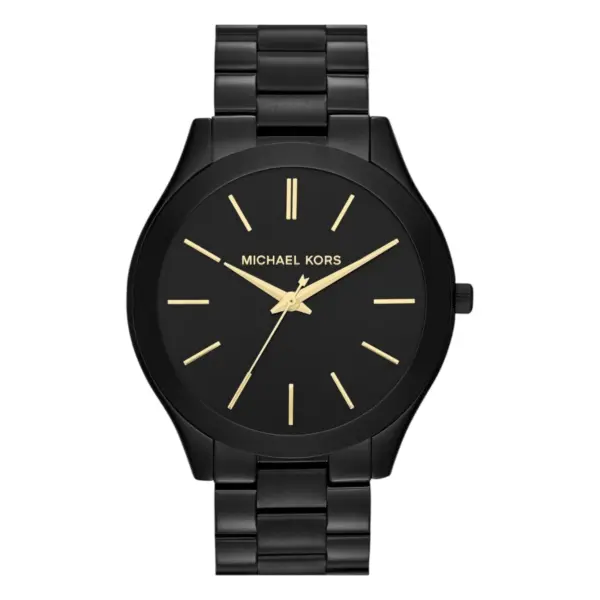 Michael Kors Slim Runway MK3221 Quartz Svart Stållänk Svart