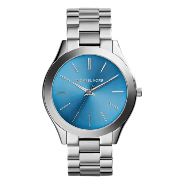 Michael Kors Slim Runway Quartz Stållänk Blå