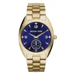 Michael Kors Blå/Guldtonat 39 mm