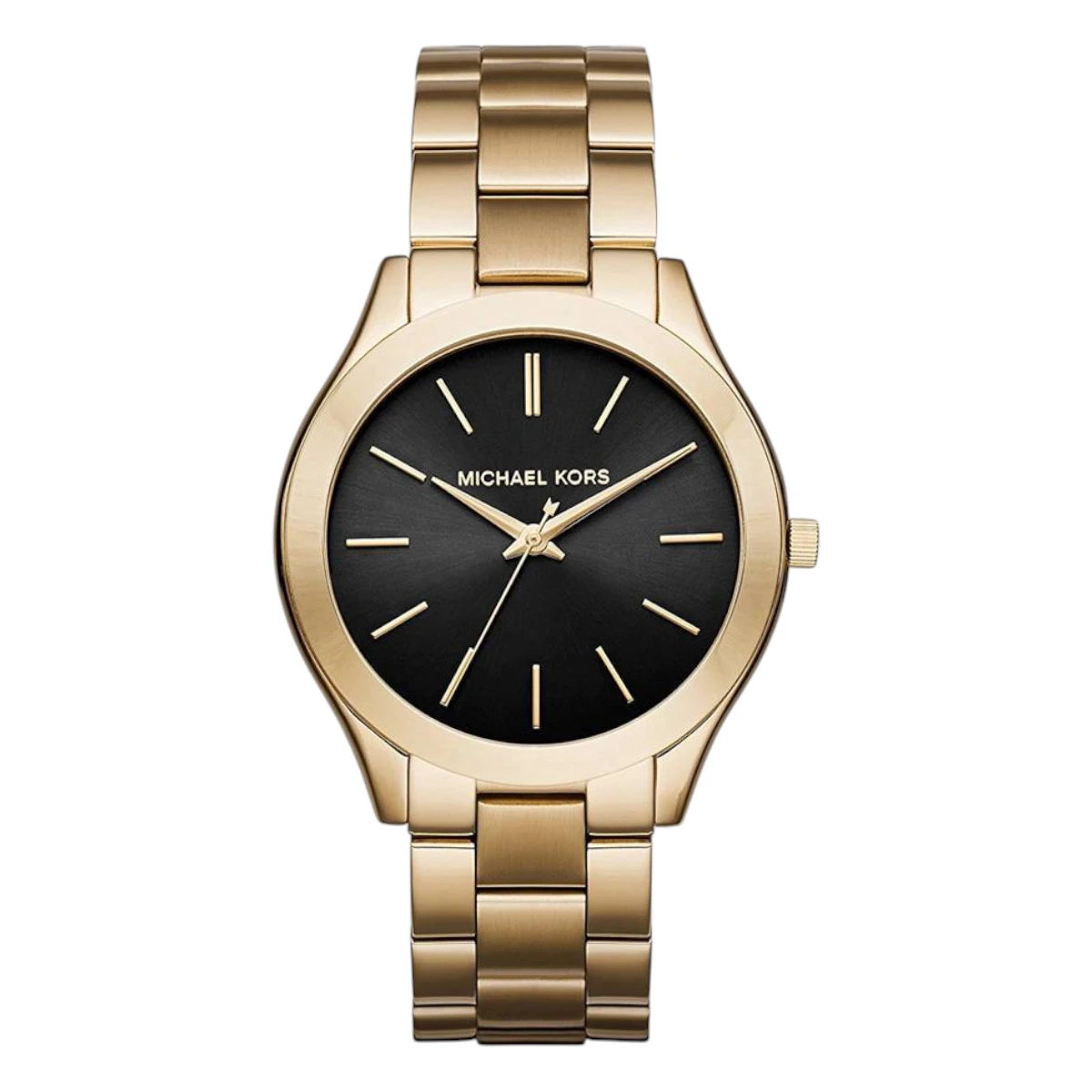 MK3478_1 Michael Kors Svart/Guldtonat 42 mm - Bild 1
