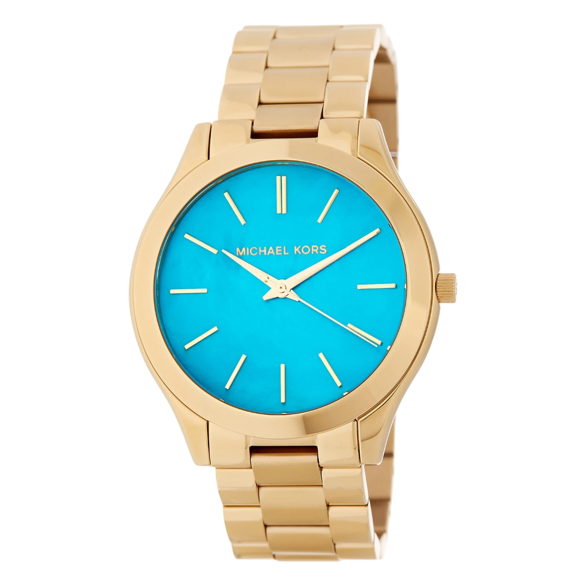MK3492_1 Michael Kors Blå/Guldtonat 42 mm - Bild 1