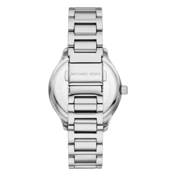 Michael Kors Sage Pavé Quartz Stållänk Vit Pärlemor, bild 2