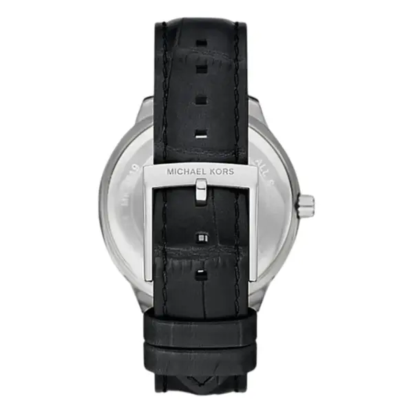 Michael Kors Sage Pavé Quartz Läderarmband Vit Pärlemor, bild 2