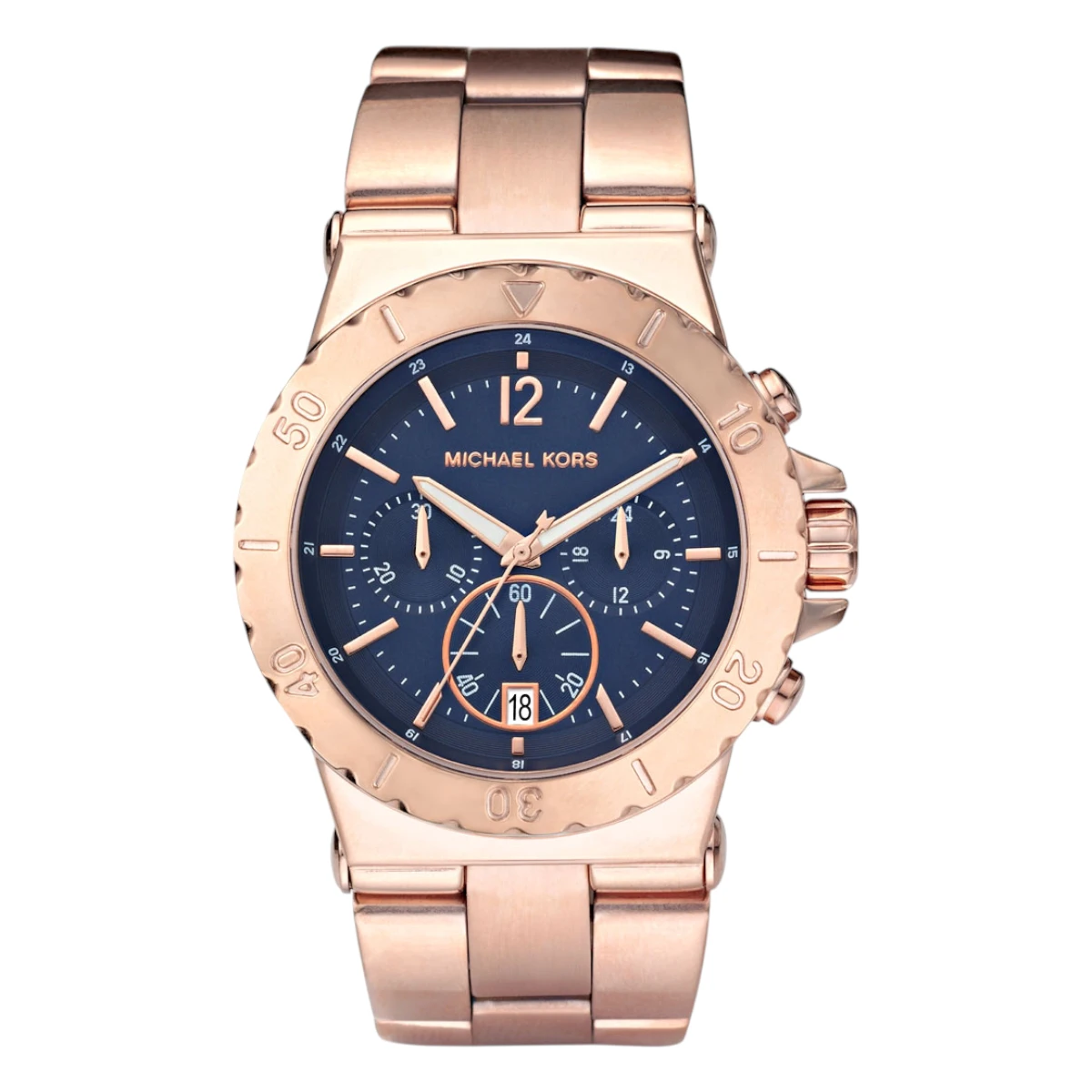 MK5410_1 Michael Kors Blå/Rosa 44 mm - Bild 1