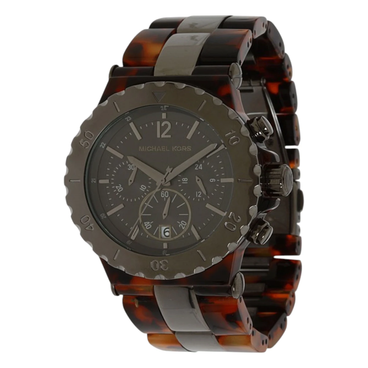 MK5501_1 Michael Kors Grå/Brun 43 mm - Bild 1