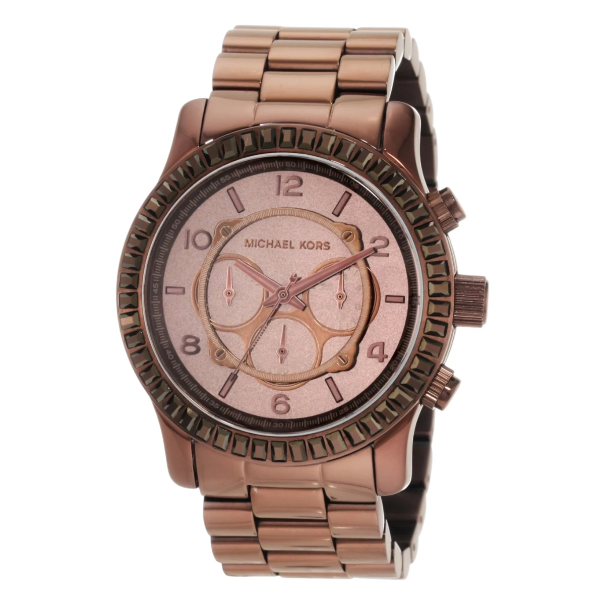 MK5543_1 Michael Kors Brun/Rosa 45 mm - Bild 1