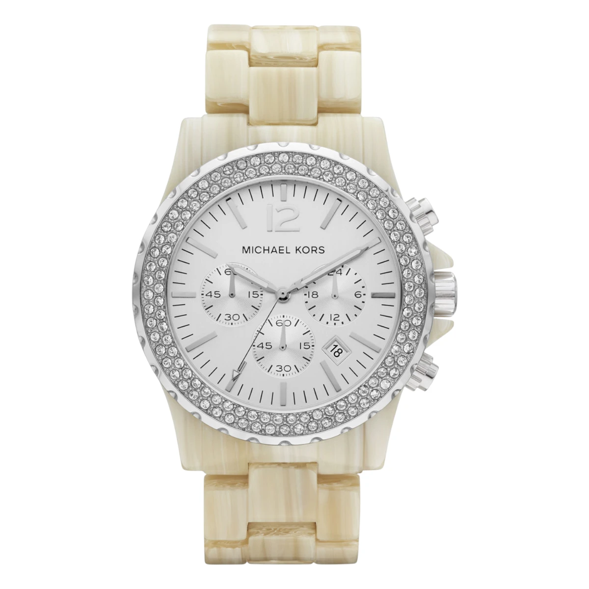 MK5598_1 Michael Kors Vit 45 mm - Bild 1