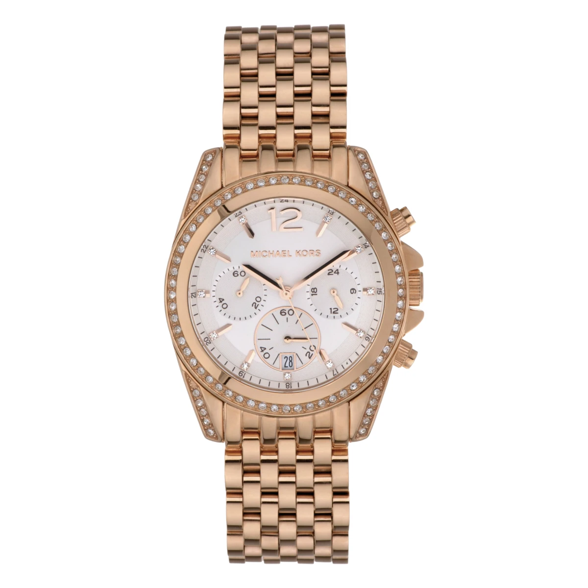 MK5836_1 Michael Kors Silver/Roséguldstonat 39 mm - Bild 1
