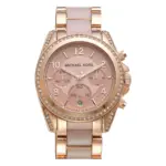 Michael Kors Rosa/Roséguldstonat 39 mm